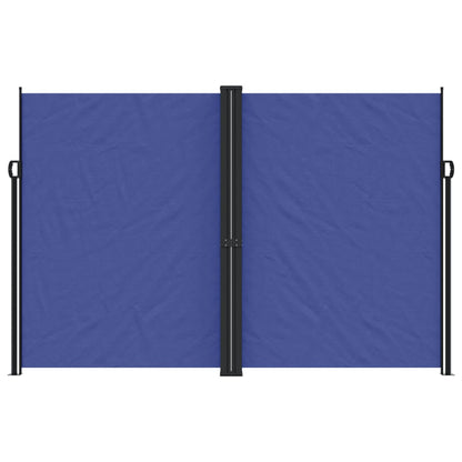 vidaXL Retractable Side Awning Blue 220x600 cm
