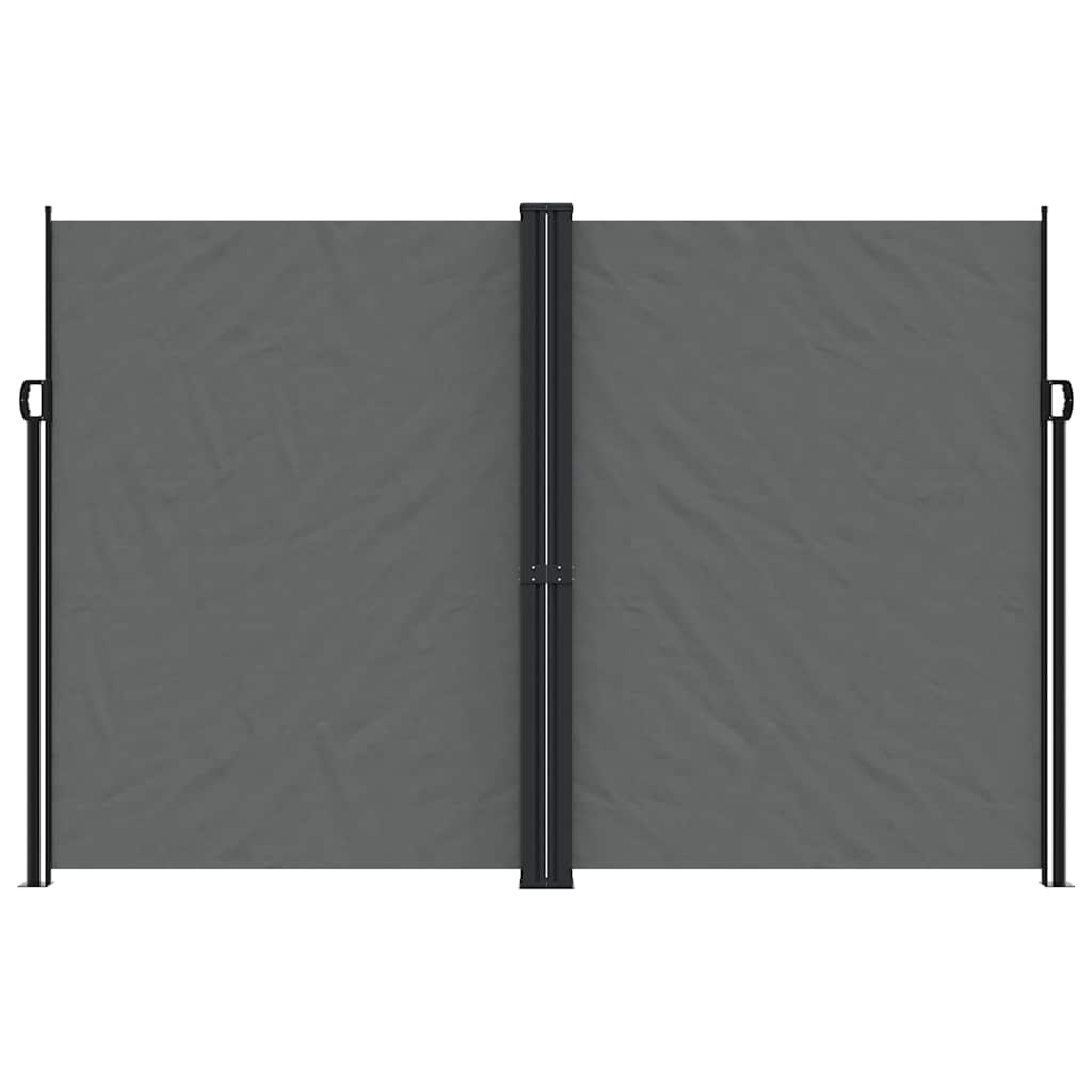 vidaXL Retractable Side Awning Anthracite 220x600 cm