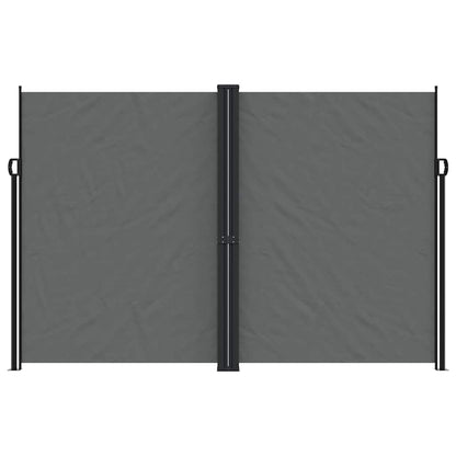 vidaXL Retractable Side Awning Anthracite 220x600 cm