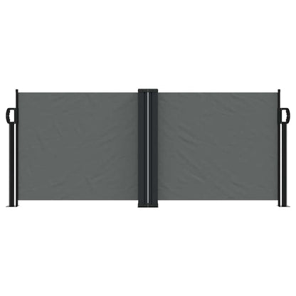 vidaXL Retractable Side Awning Anthracite 100x1000 cm