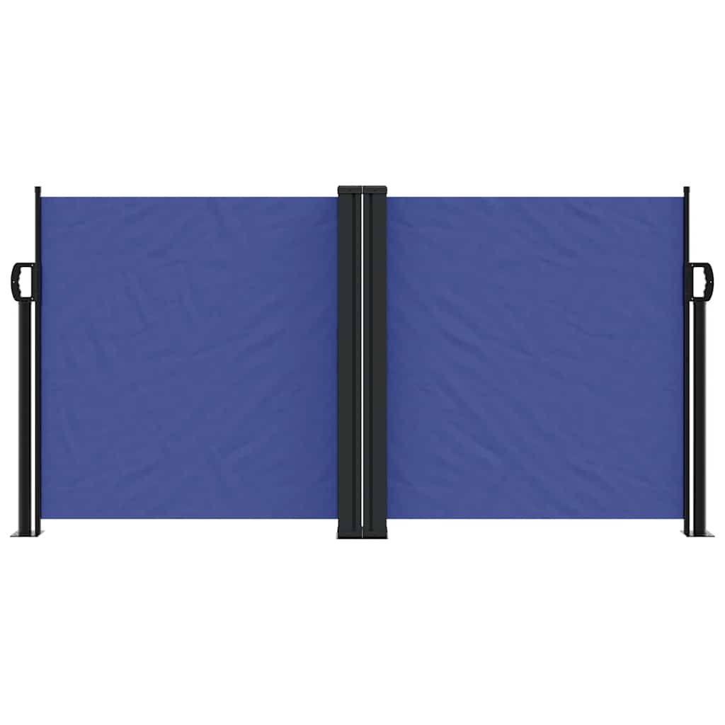 vidaXL Retractable Side Awning Blue 120x1000 cm