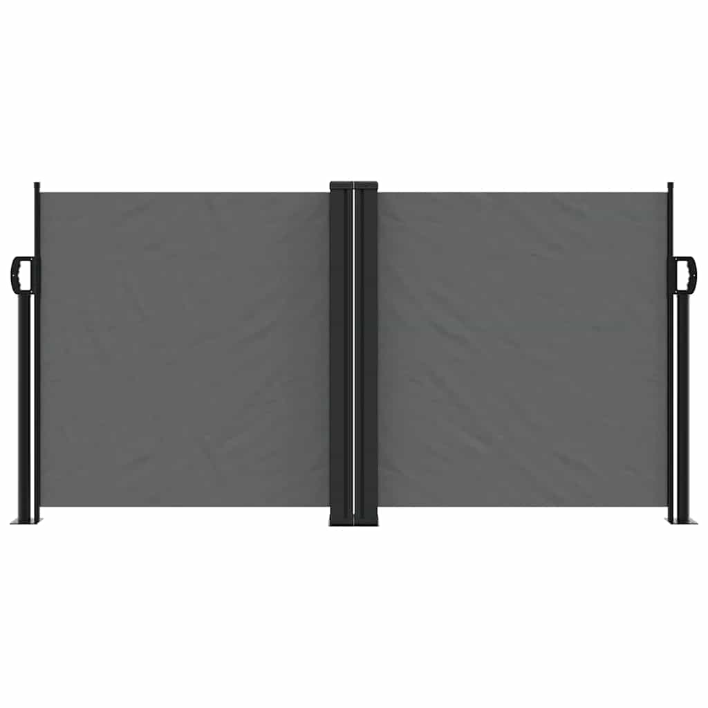 vidaXL Retractable Side Awning Anthracite 120x1000 cm