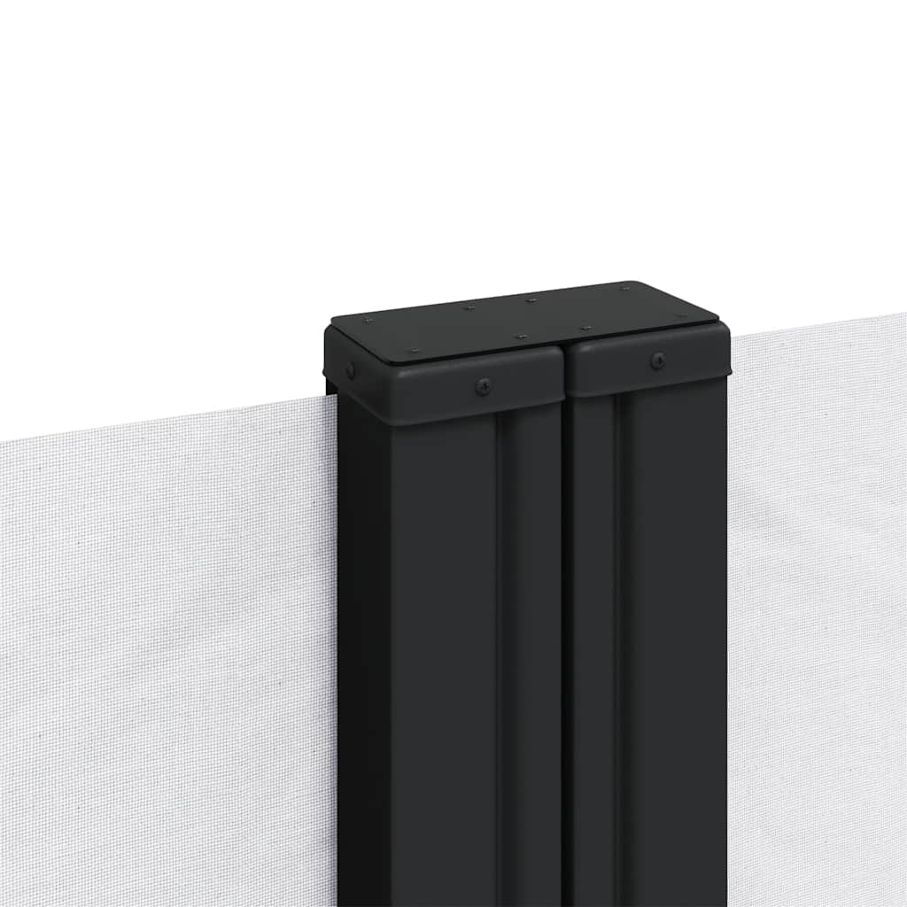 vidaXL Retractable Side Awning White 120x1000 cm