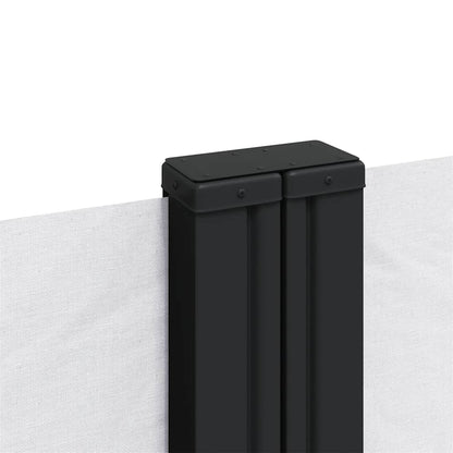 vidaXL Retractable Side Awning White 120x1000 cm