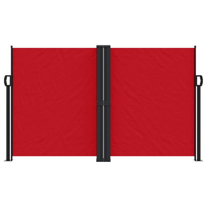 vidaXL Retractable Side Awning Red 140x1000 cm