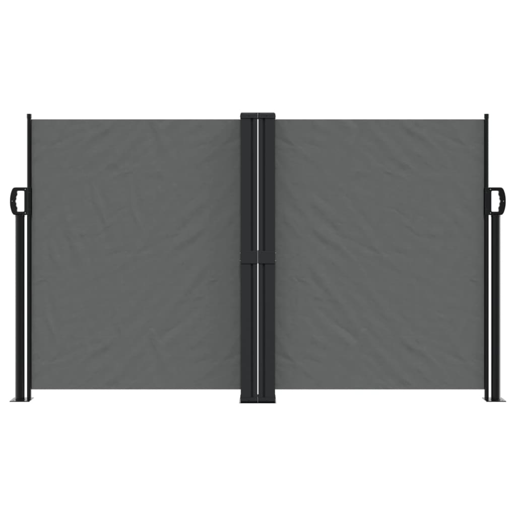 vidaXL Retractable Side Awning Anthracite 140x1000 cm