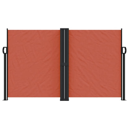 vidaXL Retractable Side Awning Terracotta 140x1000 cm