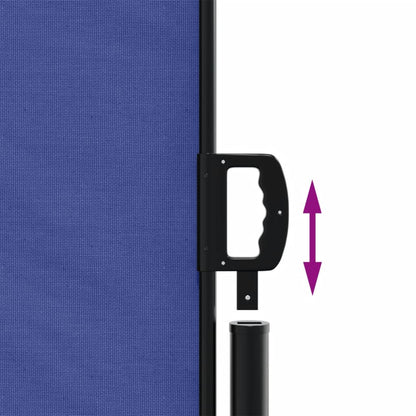 vidaXL Retractable Side Awning Blue 160x1000 cm