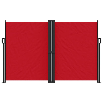 vidaXL Retractable Side Awning Red 160x1000 cm