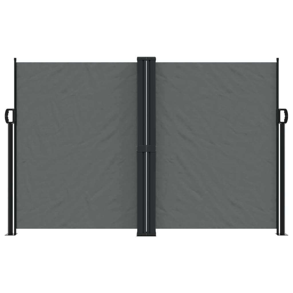 vidaXL Retractable Side Awning Anthracite 160x1000 cm