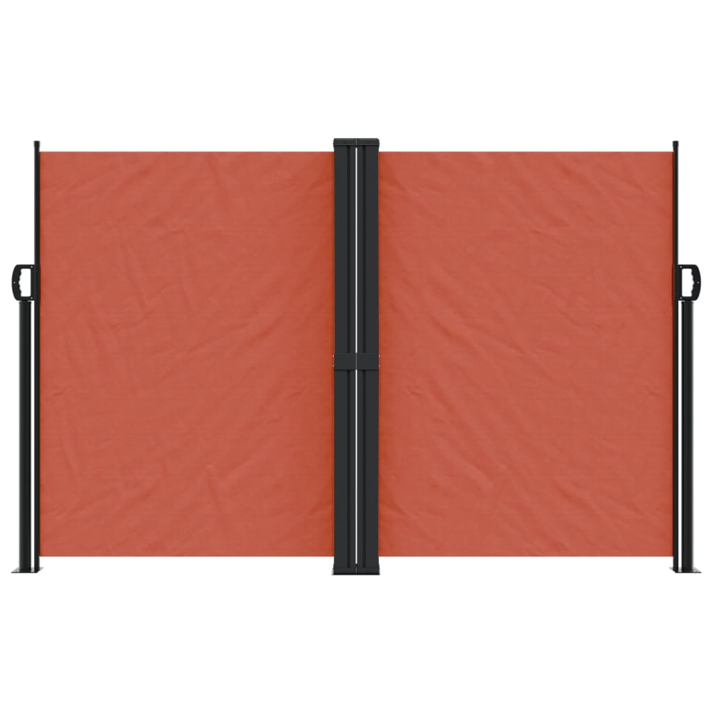 vidaXL Retractable Side Awning Terracotta 160x1000 cm