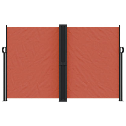 vidaXL Retractable Side Awning Terracotta 160x1000 cm