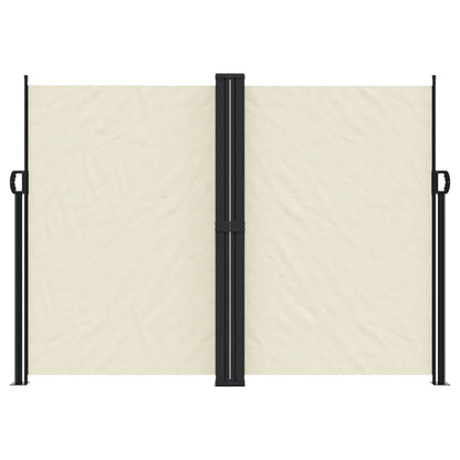 vidaXL Retractable Side Awning Cream 180x1000 cm