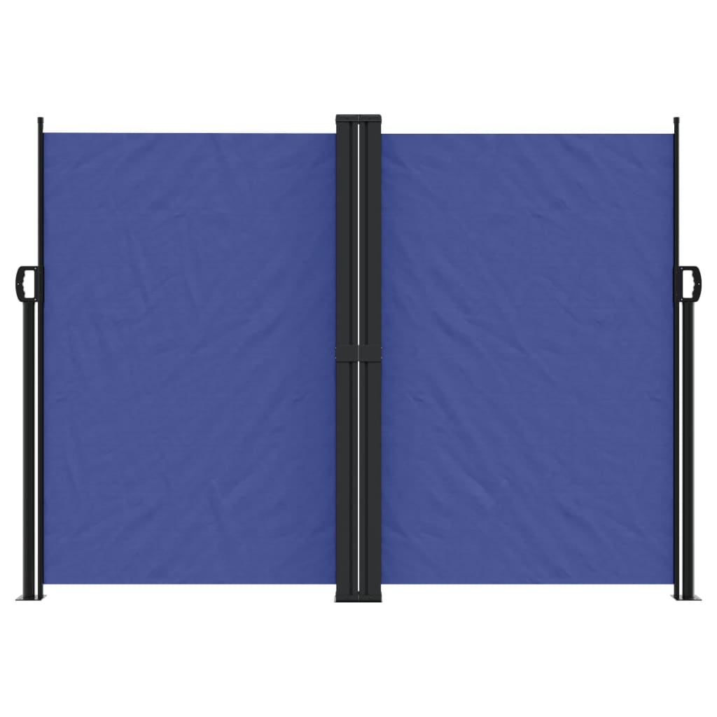 vidaXL Retractable Side Awning Blue 180x1000 cm
