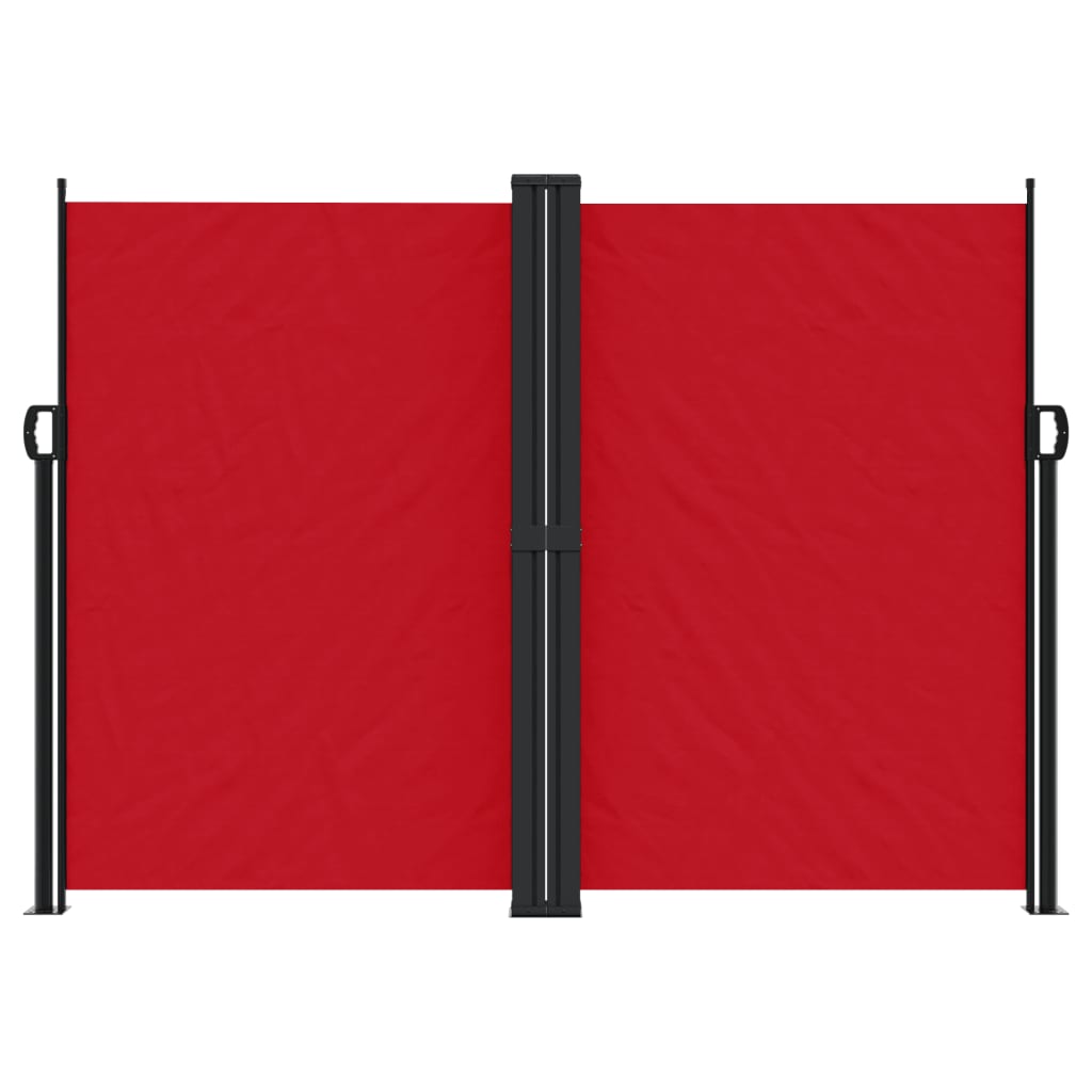 vidaXL Retractable Side Awning Red 180x1000 cm