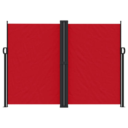 vidaXL Retractable Side Awning Red 180x1000 cm