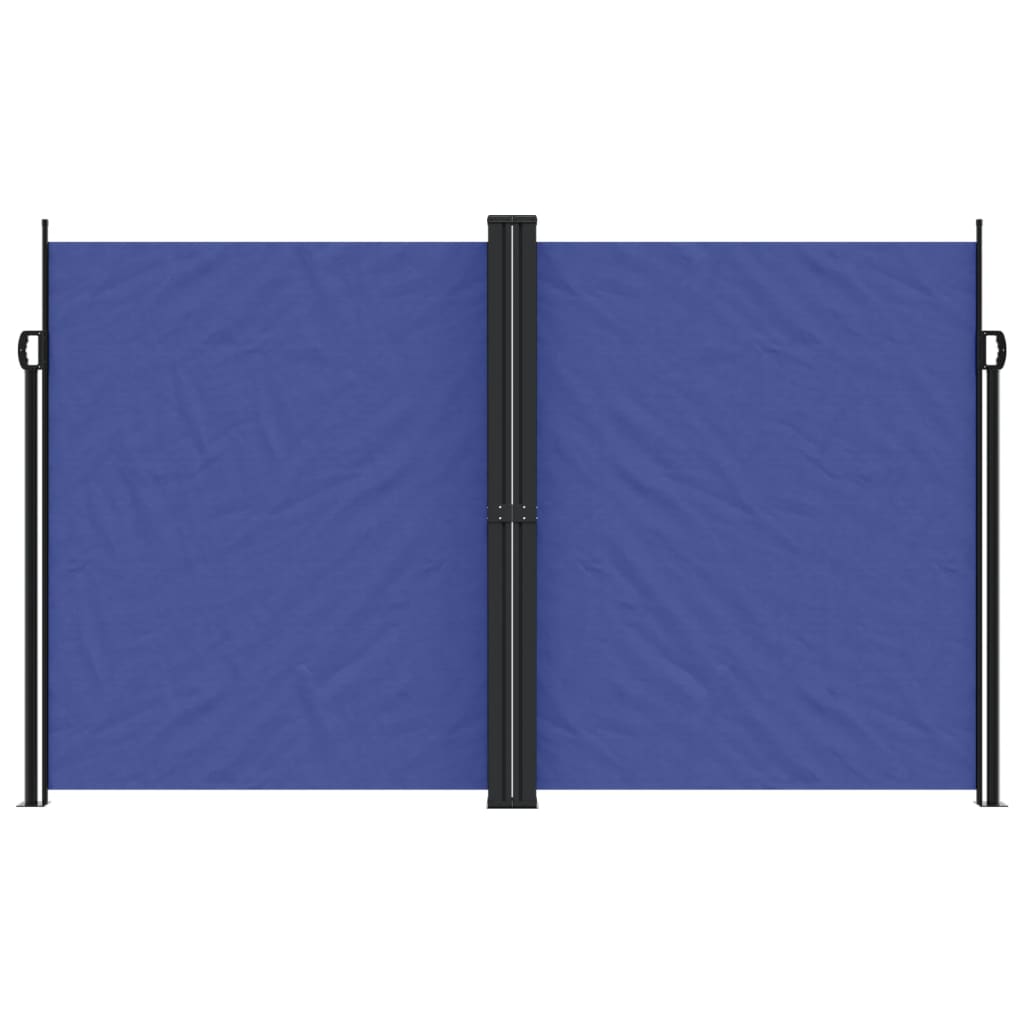 vidaXL Retractable Side Awning Blue 200x1000 cm