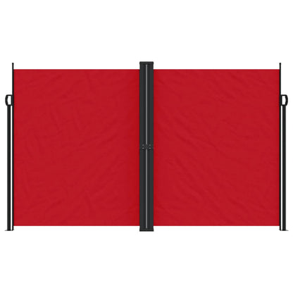 vidaXL Retractable Side Awning Red 200x1000 cm