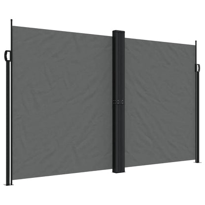 vidaXL Retractable Side Awning Anthracite 200x1000 cm