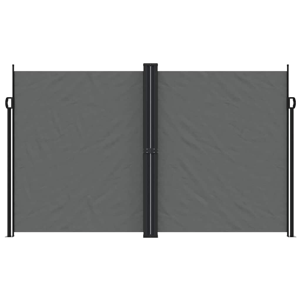 vidaXL Retractable Side Awning Anthracite 200x1000 cm