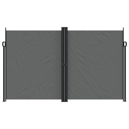 vidaXL Retractable Side Awning Anthracite 200x1000 cm