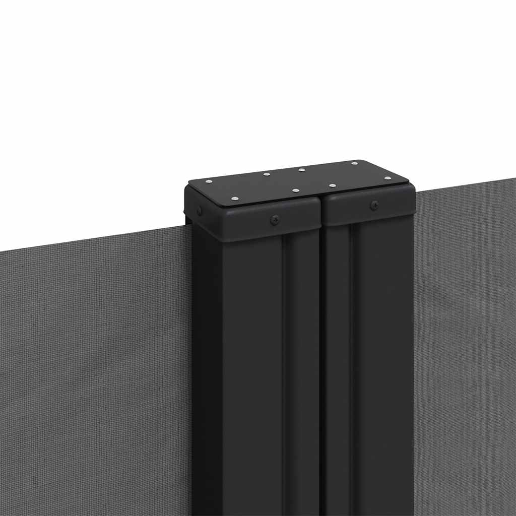 vidaXL Retractable Side Awning Anthracite 200x1000 cm