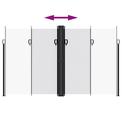 vidaXL Retractable Side Awning White 200x1000 cm