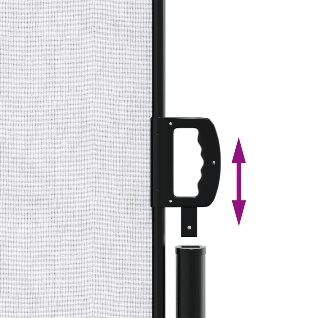 vidaXL Retractable Side Awning White 200x1000 cm