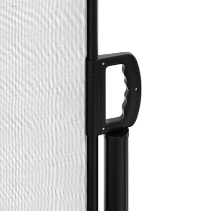 vidaXL Retractable Side Awning White 200x1000 cm