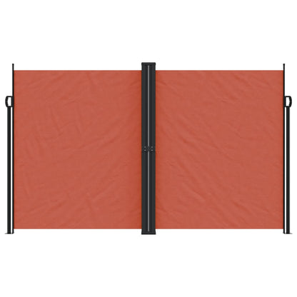 vidaXL Retractable Side Awning Terracotta 200x1000 cm
