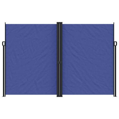 vidaXL Retractable Side Awning Blue 220x1000 cm