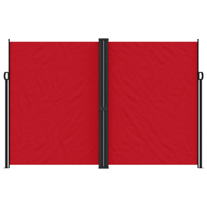 vidaXL Retractable Side Awning Red 220x1000 cm