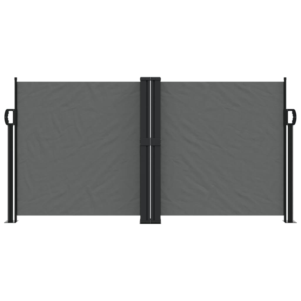 vidaXL Retractable Side Awning Anthracite 120x1200 cm