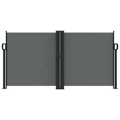 vidaXL Retractable Side Awning Anthracite 120x1200 cm