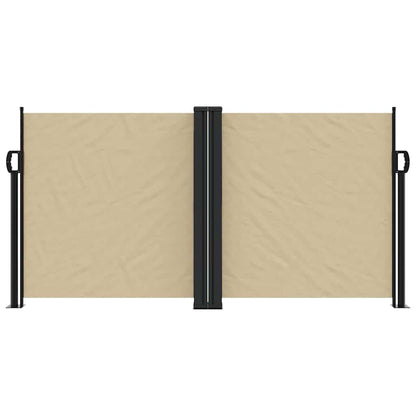 vidaXL Retractable Side Awning Beige 120x1200 cm