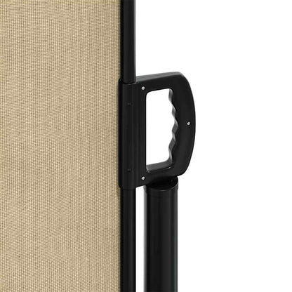 vidaXL Retractable Side Awning Beige 120x1200 cm