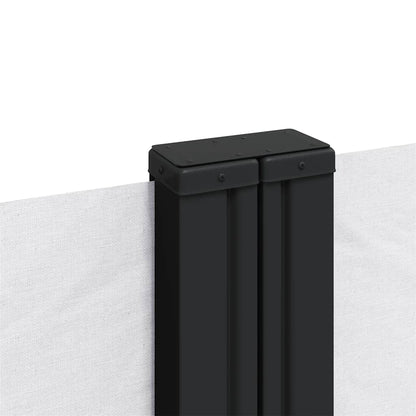 vidaXL Retractable Side Awning White 120x1200 cm