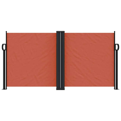 vidaXL Retractable Side Awning Terracotta 120x1200 cm