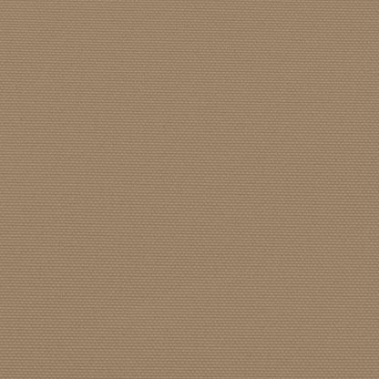 vidaXL Retractable Side Awning Taupe 120x1200 cm