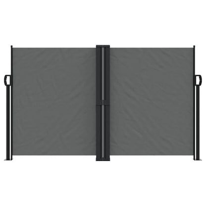 vidaXL Retractable Side Awning Anthracite 140x1200 cm