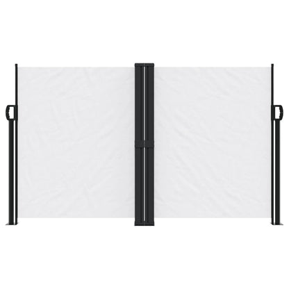 vidaXL Retractable Side Awning White 140x1200 cm