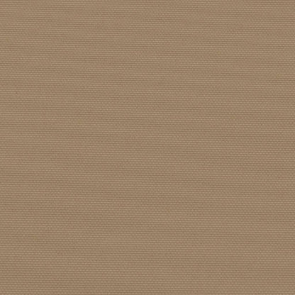 vidaXL Retractable Side Awning Taupe 140x1200 cm