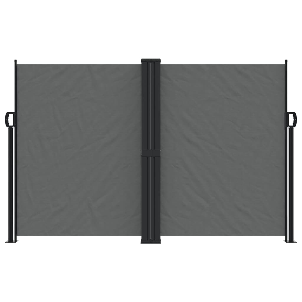 vidaXL Retractable Side Awning Anthracite 160x1200 cm