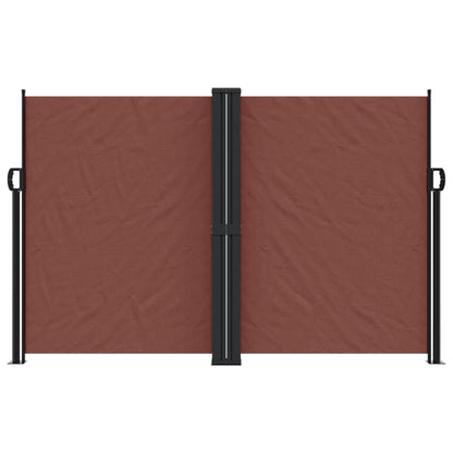 vidaXL Retractable Side Awning Brown 160x1200 cm
