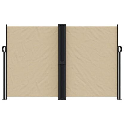 vidaXL Retractable Side Awning Beige 160x1200 cm