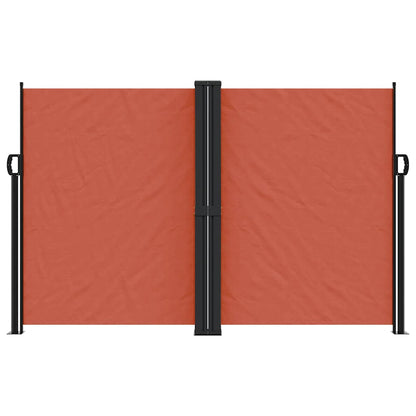 vidaXL Retractable Side Awning Terracotta 160x1200 cm