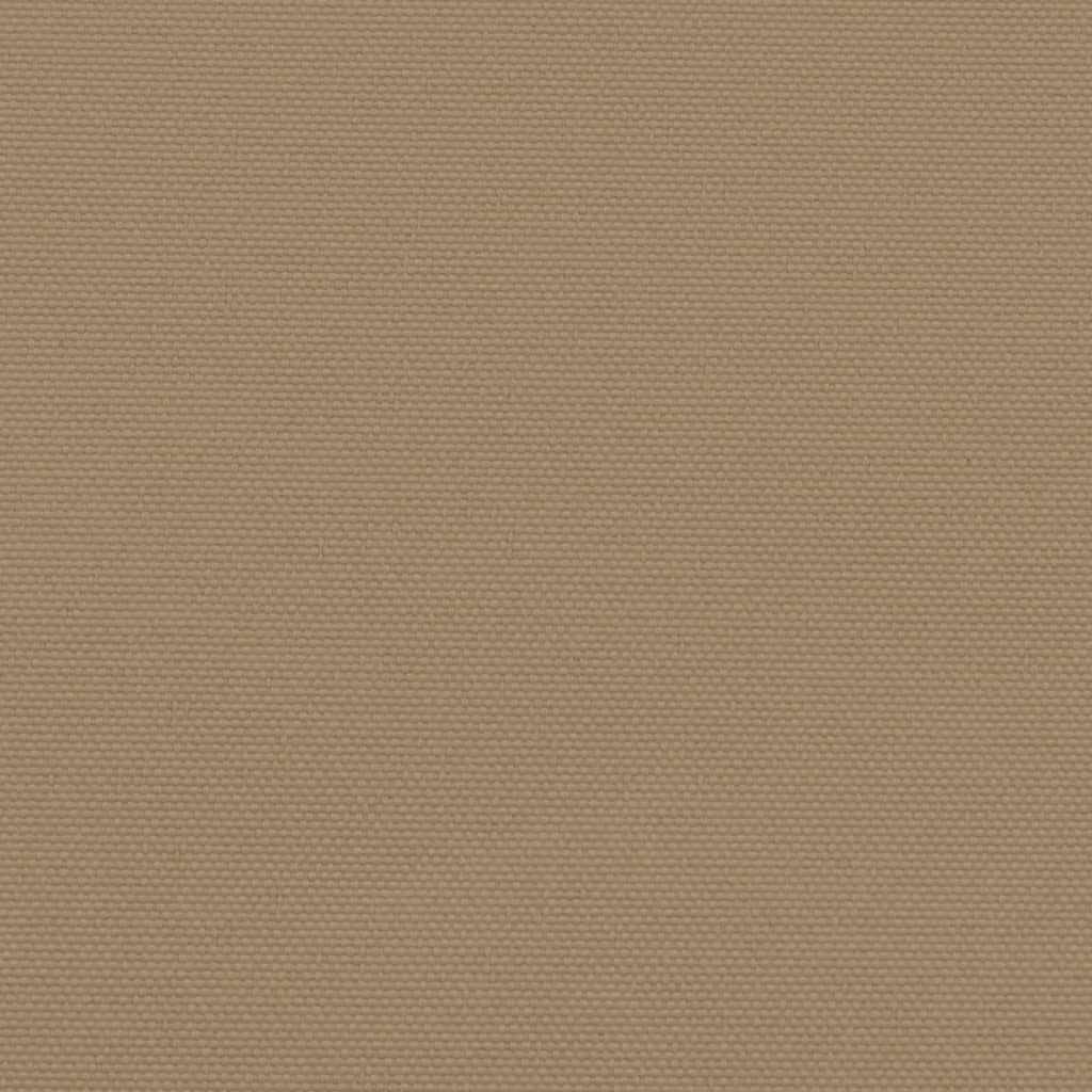 vidaXL Retractable Side Awning Taupe 160x1200 cm