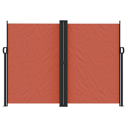 vidaXL Retractable Side Awning Terracotta 180x1200 cm