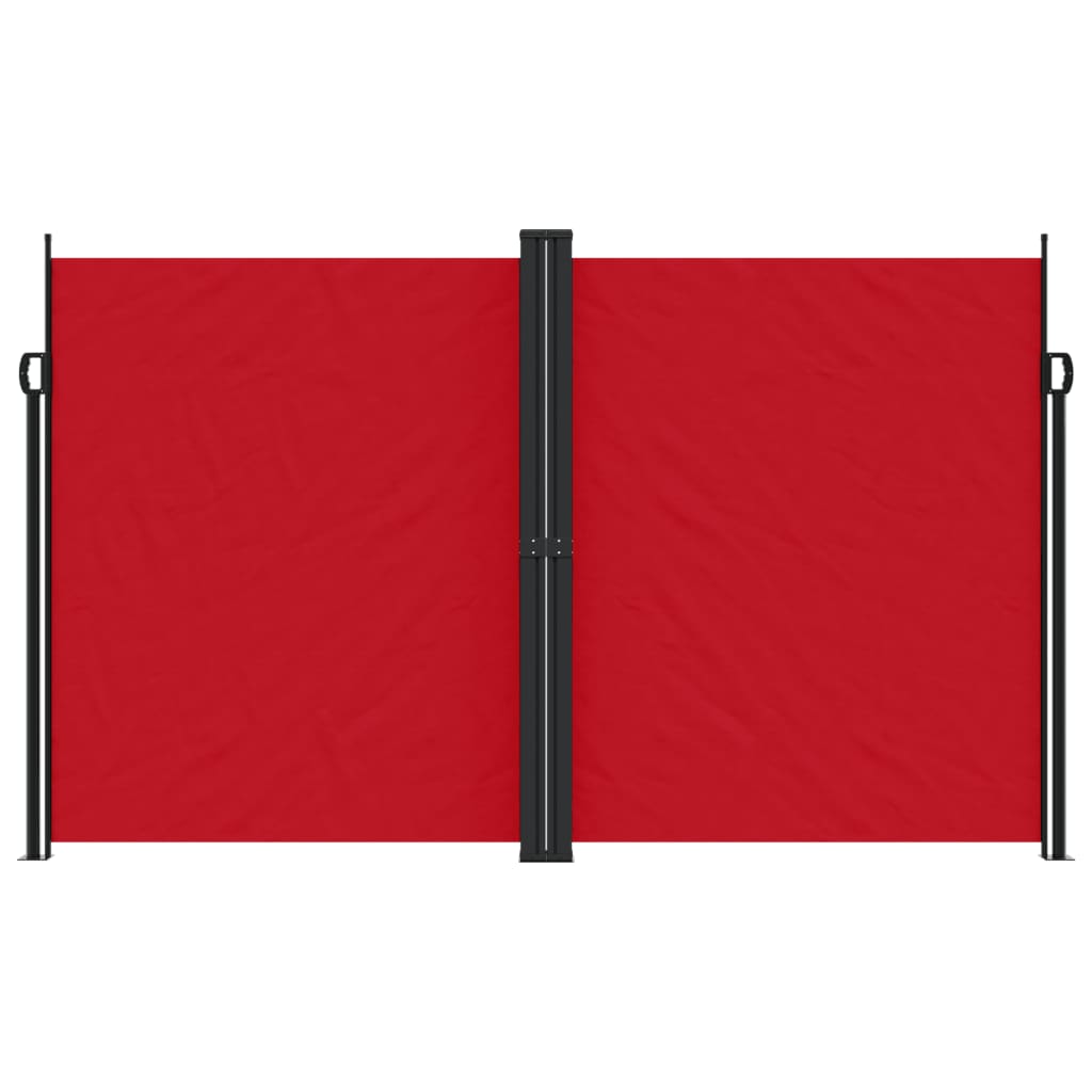 vidaXL Retractable Side Awning Red 200x1200 cm