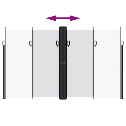 vidaXL Retractable Side Awning White 200x1200 cm